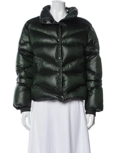 Pre-owned Bogner Nylon Bomber Jacket In Green