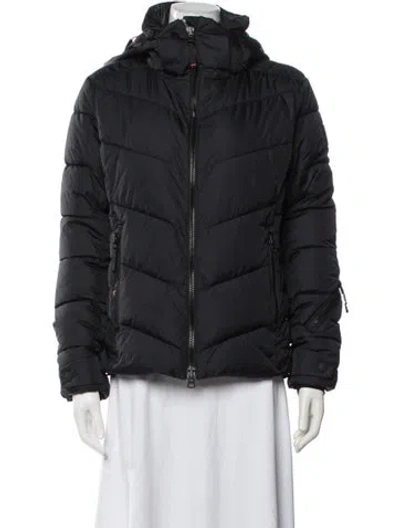 Pre-owned Bogner Nylon Down Coat In Black
