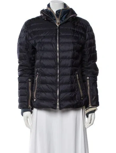 Pre-owned Bogner Nylon Down Coat In Blue