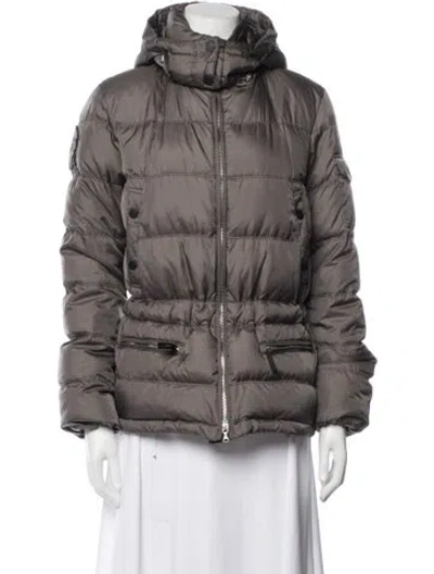 Pre-owned Bogner Nylon Down Jacket In Gray