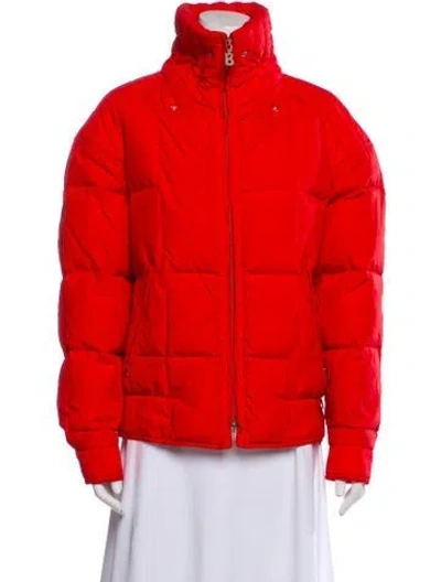 Pre-owned Bogner Nylon Down Jacket In Red