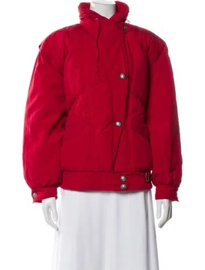Pre-owned Bogner Nylon Down Jacket In Red
