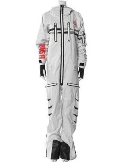 Pre-owned Bogner Nylon Graphic Print Ski Suit In Multi