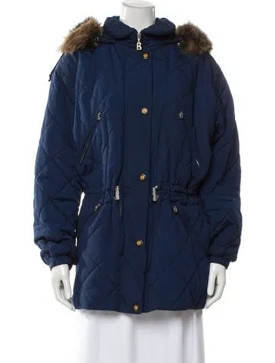 Pre-owned Bogner Nylon Parka In Blue