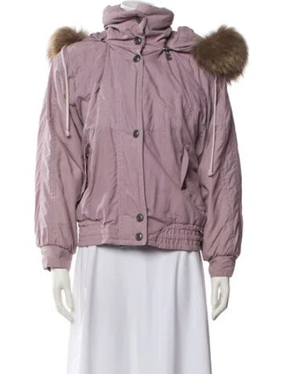 Pre-owned Bogner Nylon Parka In Purple