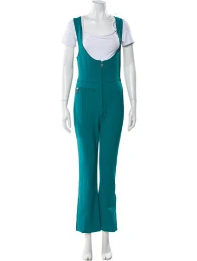 Pre-owned Bogner Nylon Scoop Neck Jumpsuit In Blue