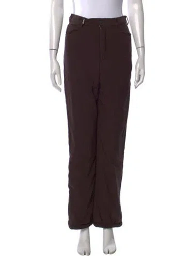 Pre-owned Bogner Nylon Ski Pants In Brown