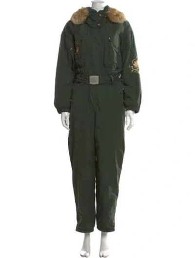 Pre-owned Bogner Nylon Ski Suit In Green