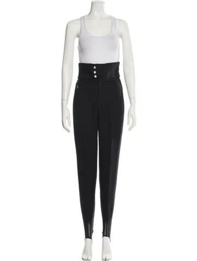 Pre-owned Bogner Nylon Skinny Leg Pants In Black