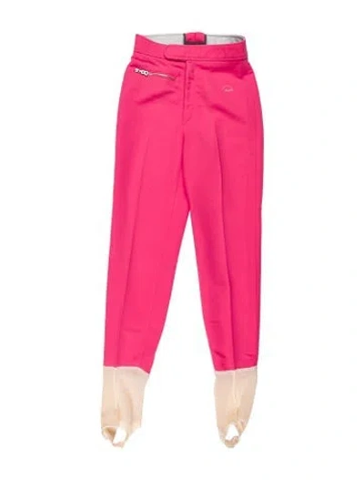 Pre-owned Bogner Nylon Skinny Leg Pants In Pink