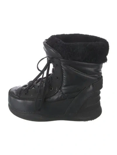 Pre-owned Bogner Nylon Snow Boots In Black