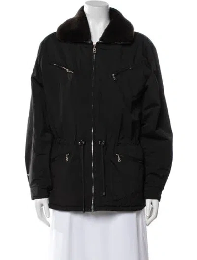 Pre-owned Bogner Nylon Utility Jacket In Black