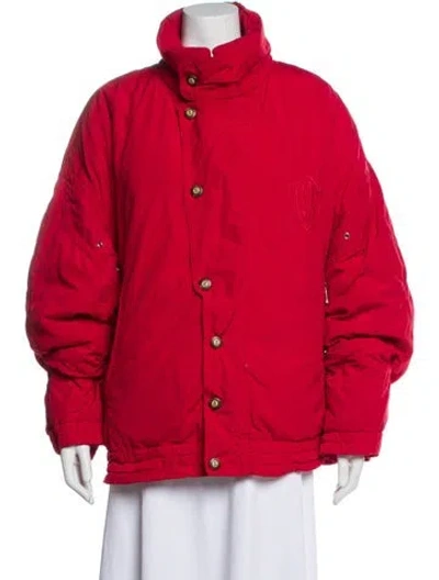 Pre-owned Bogner Nylon Utility Jacket In Red