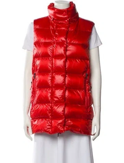Pre-owned Bogner Nylon Vest In Red