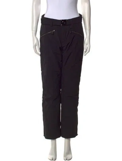 Pre-owned Bogner Nylon Wide Leg Pants In Black