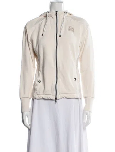 Pre-owned Bogner Open Front Sweater In Neutrals