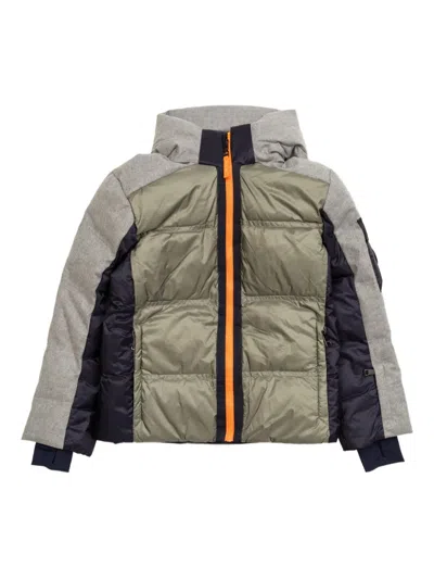 Bogner Pablo Panelled Hooded Jacket In Gray