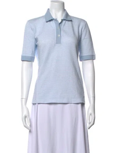 Pre-owned Bogner Patterned Crew Neck Sweater In Blue