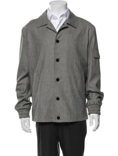 Pre-owned Bogner Patterned Jacket In Gray
