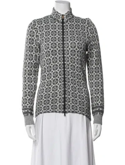 Pre-owned Bogner Patterned Jacket In Green