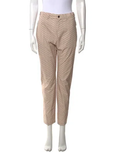 Pre-owned Bogner Patterned Straight Leg Pants In Neutrals