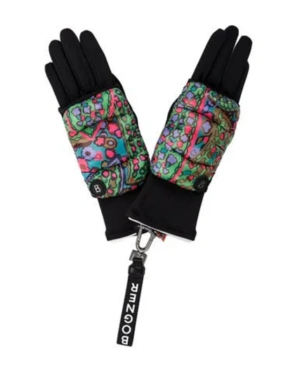 Pre-owned Bogner Patterned Two-pieced Winter Gloves W/tags In Multi