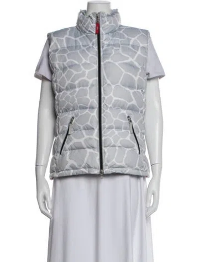 Pre-owned Bogner Patterned Vest In Grey