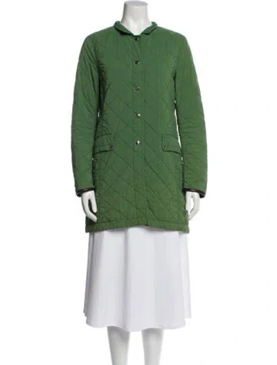 Pre-owned Bogner Peacoat In Green