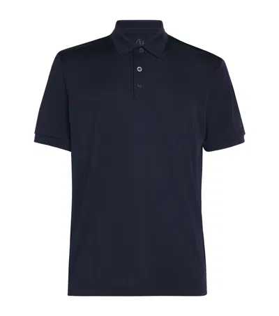 Bogner Pique Polo Shirt In Navy