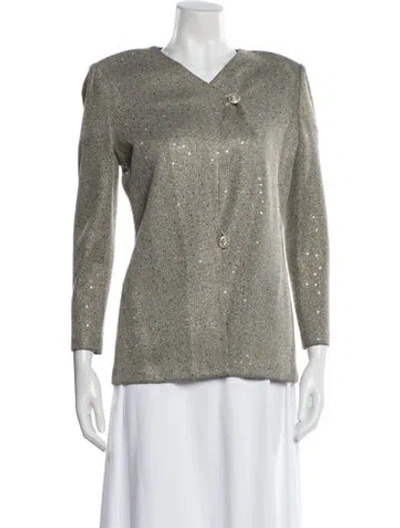 Pre-owned Bogner Plaid Print Coat In Blue