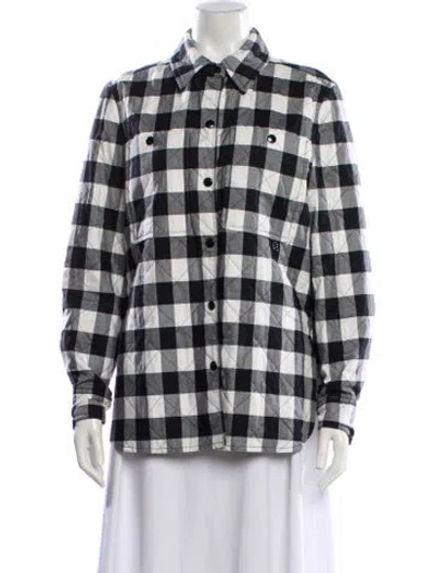 Pre-owned Bogner Plaid Print Jacket In Gray