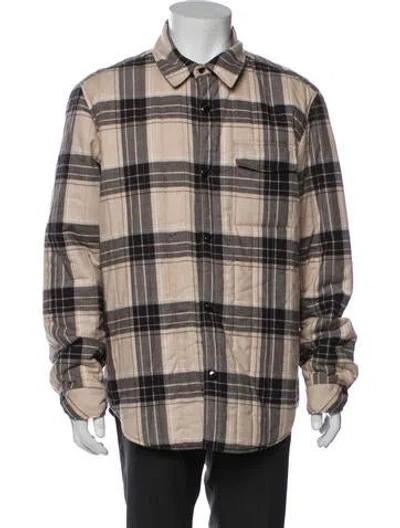 Pre-owned Bogner Plaid Print Jacket In Neutral