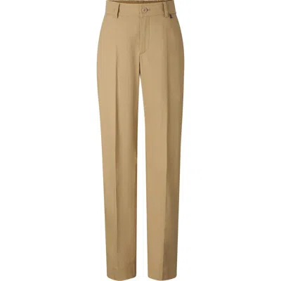 Bogner Pleated Trousers Abbie In Neutral