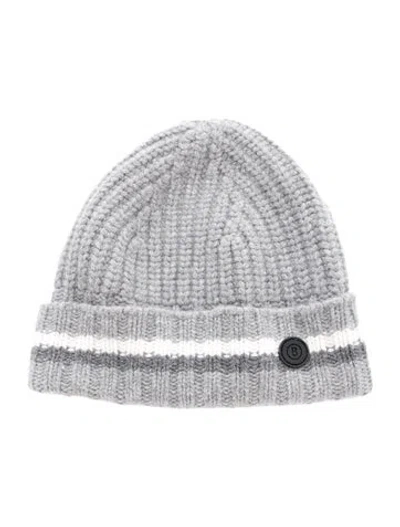 Pre-owned Bogner Printed Beanie In Gray
