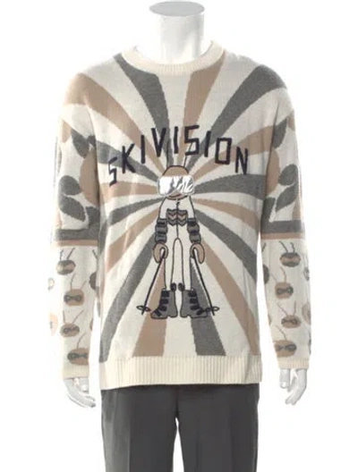 Pre-owned Bogner Printed Crew Neck Cardigan In Multi