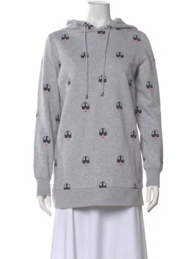 Pre-owned Bogner Printed Crew Neck Pullover In Gray