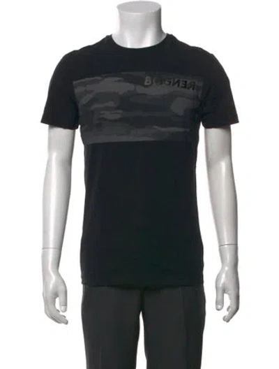 Pre-owned Bogner Printed Crew Neck T-shirt In Black
