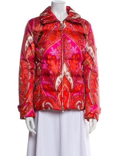 Pre-owned Bogner Printed Down Jacket In Multi