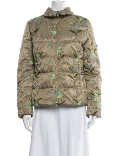 Pre-owned Bogner Printed Down Jacket In Neutral