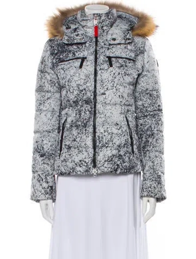 Pre-owned Bogner Printed Down Jacket In Neutral