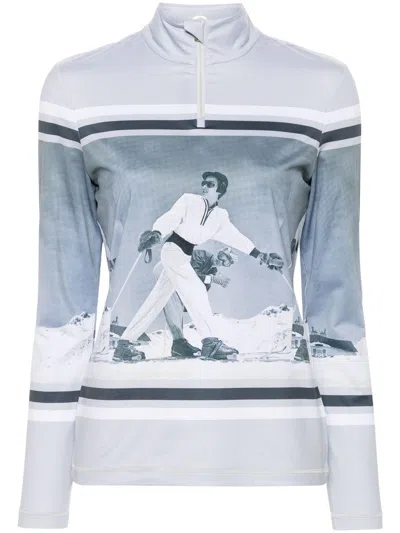 BOGNER PRINTED HALF-ZIP SKI TOP