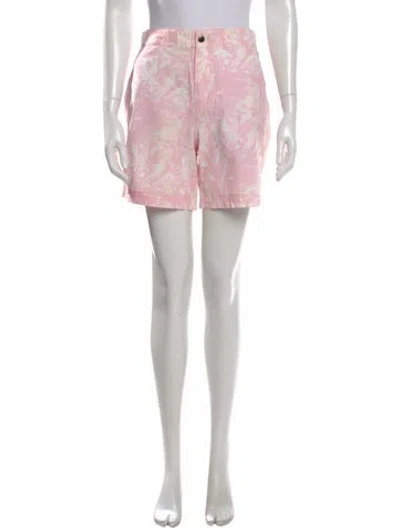 Pre-owned Bogner Printed Mini Shorts In Pink
