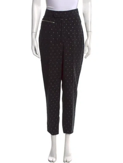 Pre-owned Bogner Printed Straight Leg Pants In Gold