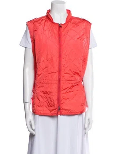 Pre-owned Bogner Printed Vest In Orange
