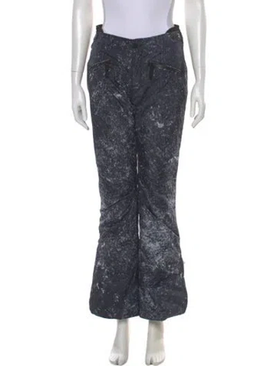 Pre-owned Bogner Printed Wide Leg Pants In Gray