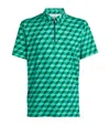 Bogner Printed Zip-up Polo Shirt In Green