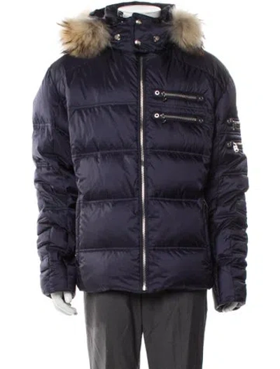 Pre-owned Bogner Puffer Coat In Blue