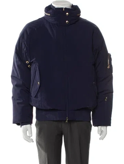 Pre-owned Bogner Puffer Coat In Blue