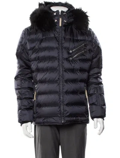 Pre-owned Bogner Puffer Coat In Blue