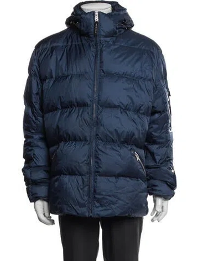 Pre-owned Bogner Puffer Coat In Blue